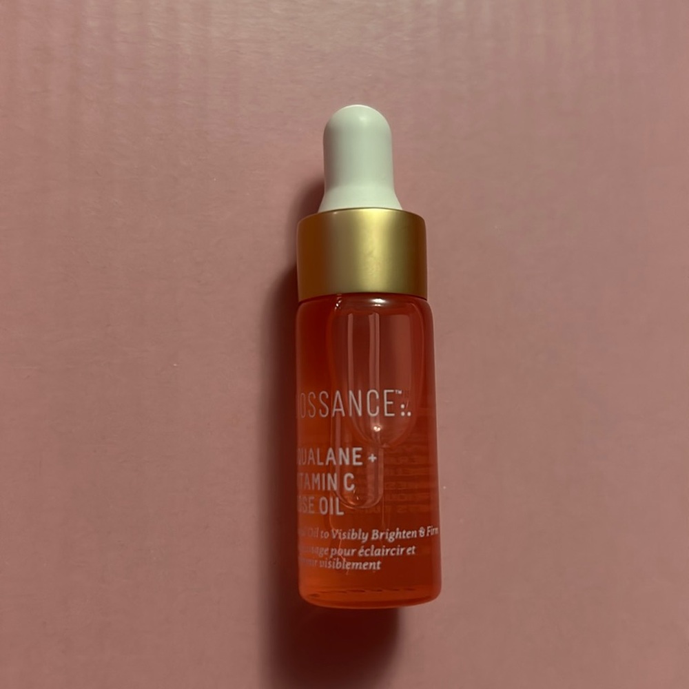 Biossance squalane + vitamin C rose oil